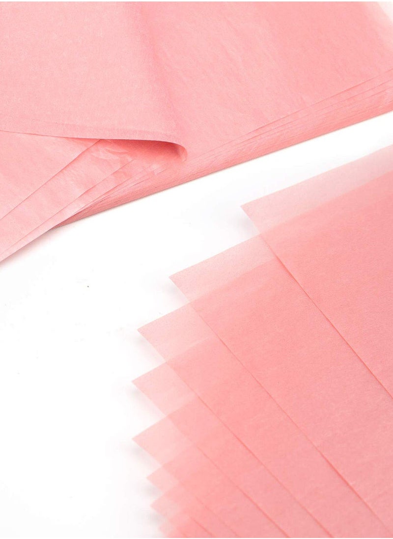 NIBEMINENT - 50-Pieces Premium Quality Gift Wrapping Tissue Paper Pink - Image 1