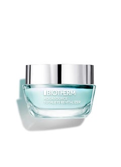 Biotherm Aquasource Total Eye Revitalizer Gel – Hydrating Gel with Depuffing Agents to Awaken and Reduce Under-Eye Bags, with Instant Cooling Effect, 0.5 fl. oz.