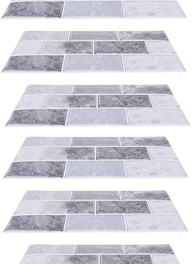 Pssopp Self Adhesive PVC Tile Backsplash Peel and Stick 3D Texture for Kitchen Bathroom Easy DIY Installation - Image 4