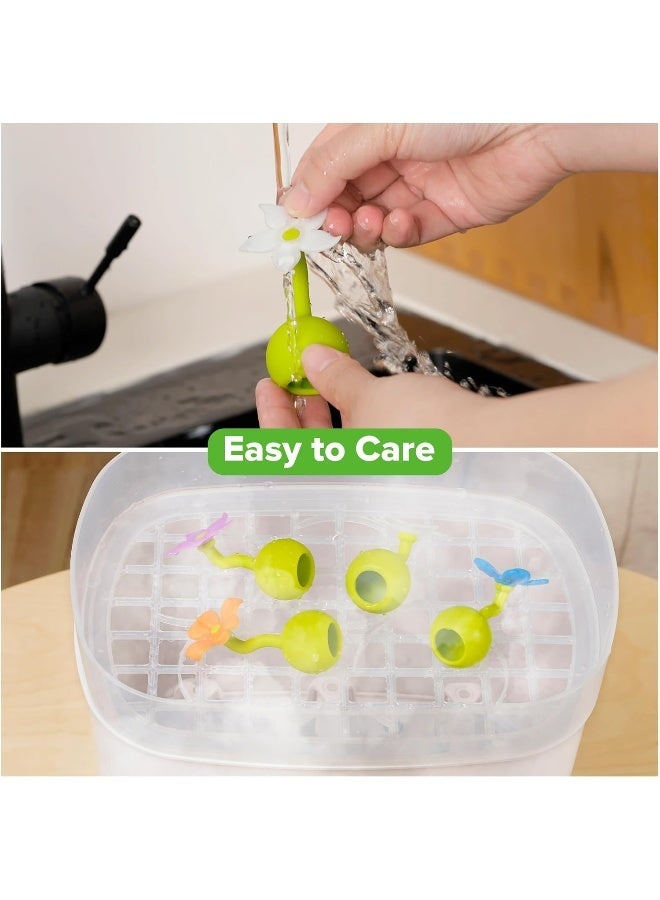 haakaa Flower Stopper Breastpump Stopper Manual Breast Pump Silicone Flower Stopper - Image 5