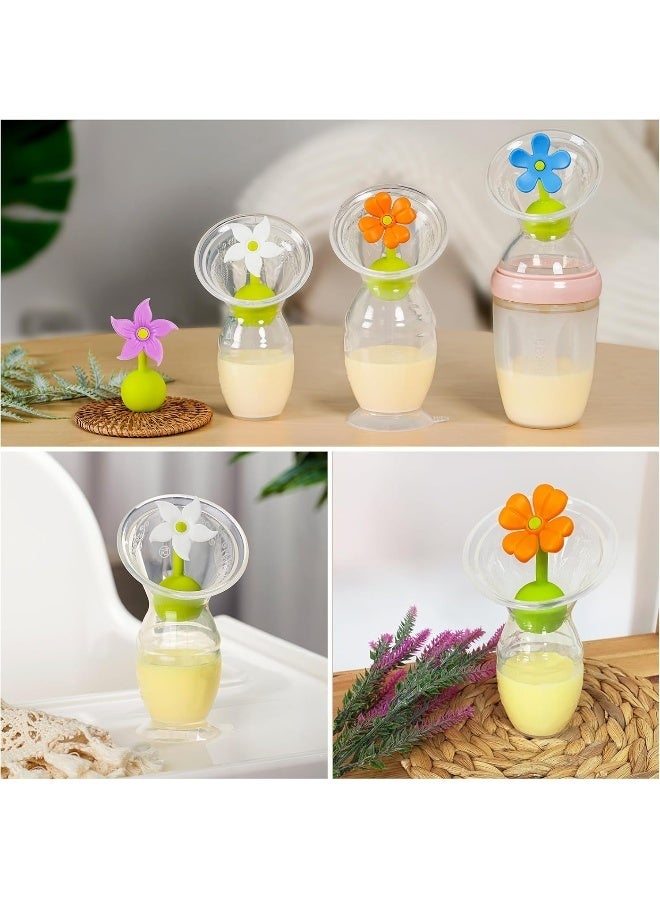 haakaa Flower Stopper Breastpump Stopper Manual Breast Pump Silicone Flower Stopper - Image 2