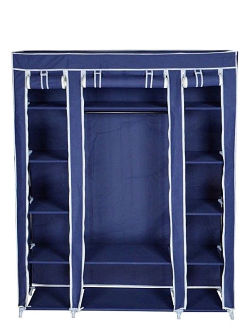 Generic Portable Wardrobe Organizer Blue  - Image 1