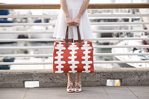 MAIKA Recycled Canvas Carryall Tote Bag, Echo Tangerine - Image 2
