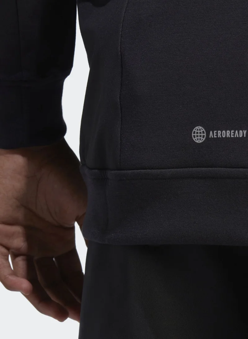 Adidas Workout Teach Not Preach Hoodie