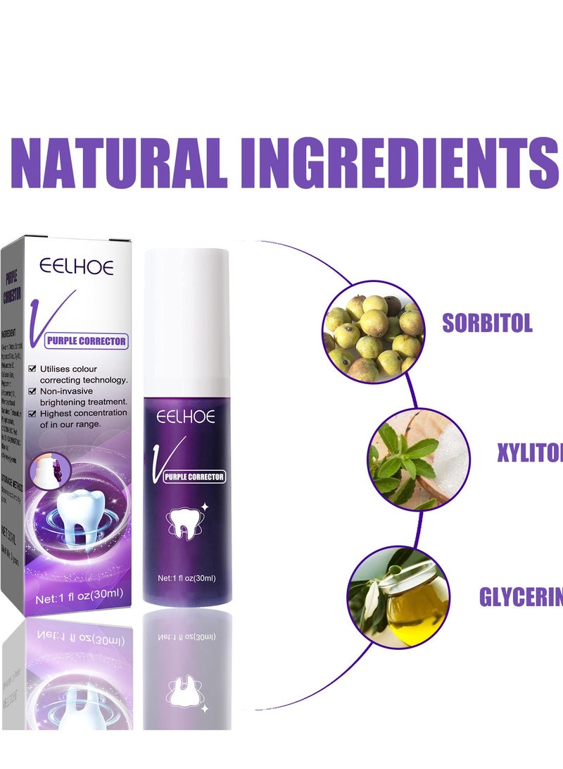إيلهو معجون أسنان لتبييض الأسنان تبييض الأسنان إزالة بقع الأسنان الرمل الروائح العناية بالفم تنظيف معجون الأسنان المبيض - Image 3