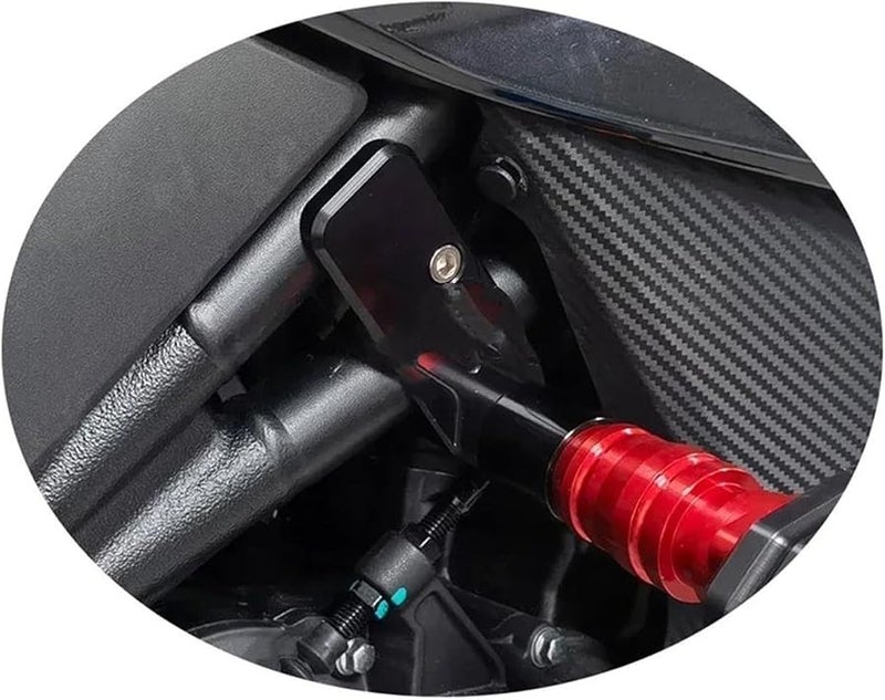 CFMOTO 450SR 450NK 450SR S Motorcycle Exhaust Guard Crash Protection Frame Slider Red - Image 3