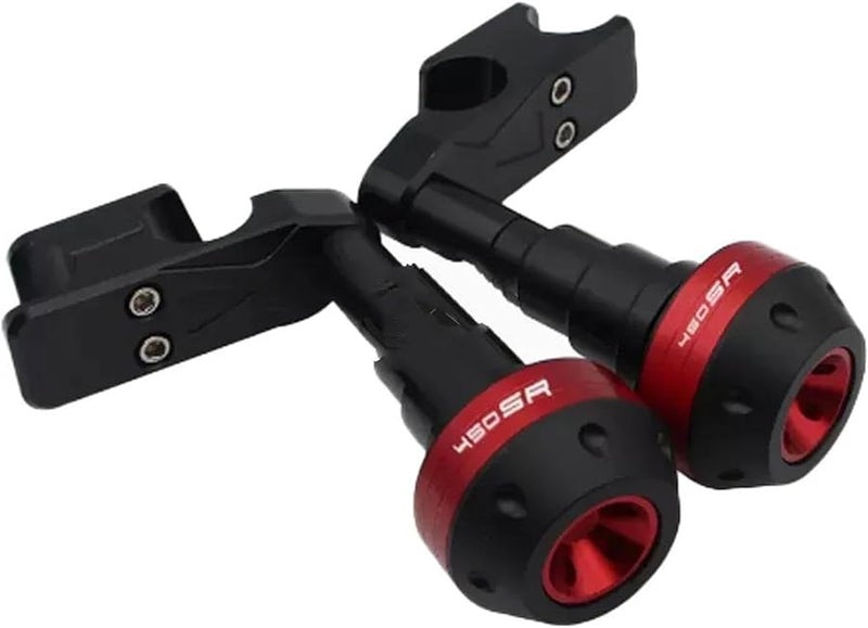 CFMOTO 450SR 450NK 450SR S Motorcycle Exhaust Guard Crash Protection Frame Slider Red - Image 1