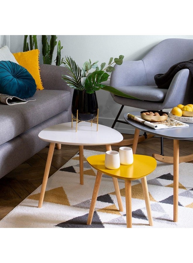 atmosphera 3-Piece Mileo Elegant Design Triangular Nesting Table Multicolour 65.5 x 9.5 x 68.2 cm 157052C - Image 5