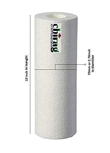 CHIRAG DISTRIBUTION:- RO Water Purifier Thik Outer Filter Candle/Spun Cartridge-2 Pcs (10 inch/2.76inch) or (254mm by 70mm) - Image 4