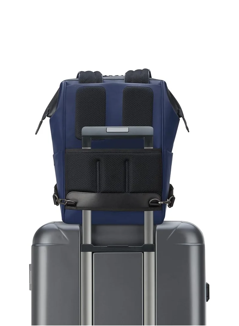 PEUGEOT 1-Compartment Tote Backpack Navy
