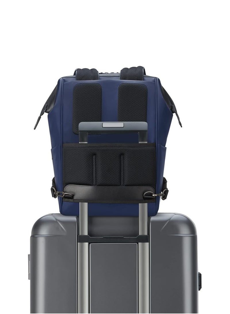 PEUGEOT 1-Compartment Tote Backpack Navy  - Image 5
