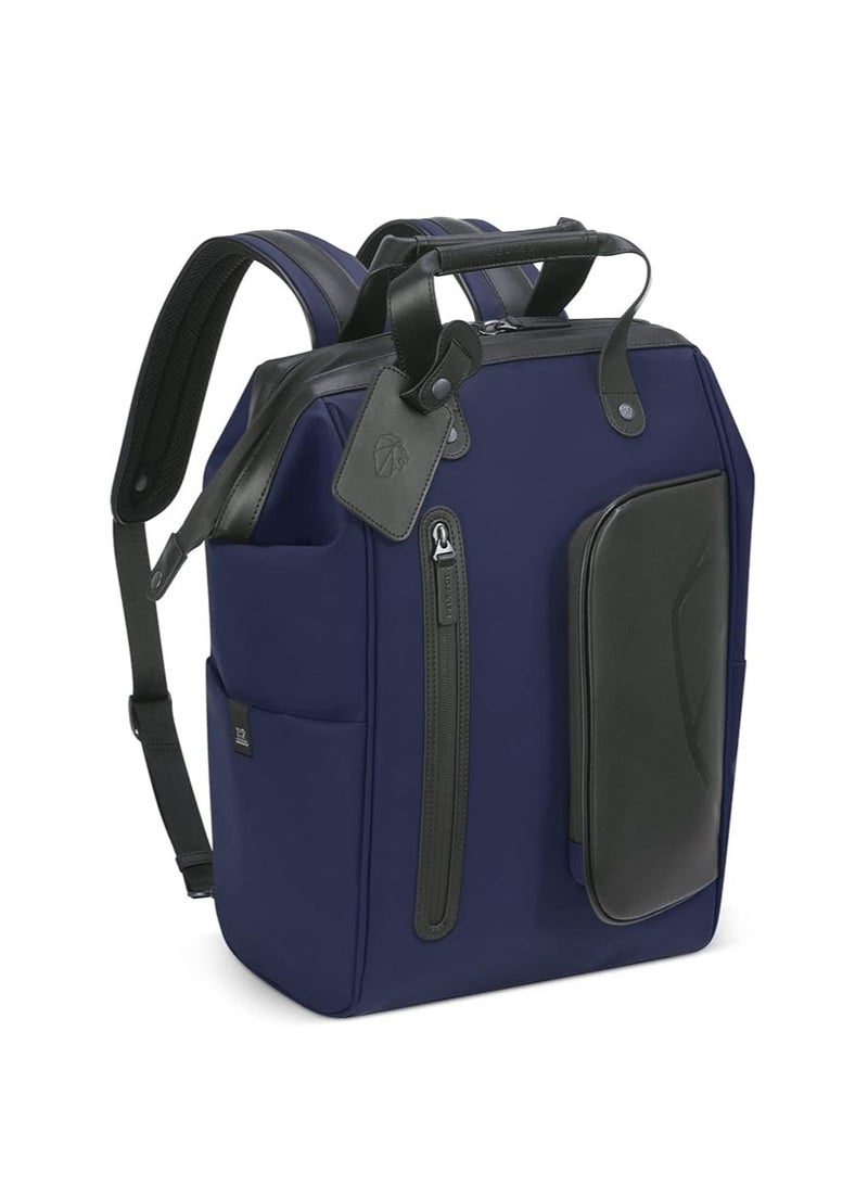 PEUGEOT 1-Compartment Tote Backpack Navy  - Image 3