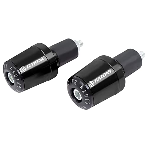 BAIONE Worldmotop- Motorcycle Bar End Plug Handlebars End Caps Grips Replacement for Honda CBR1000RR CBR600RR CB650F CBR250R Suit for All 7/8" Bar End Caps(Black) - Image 3