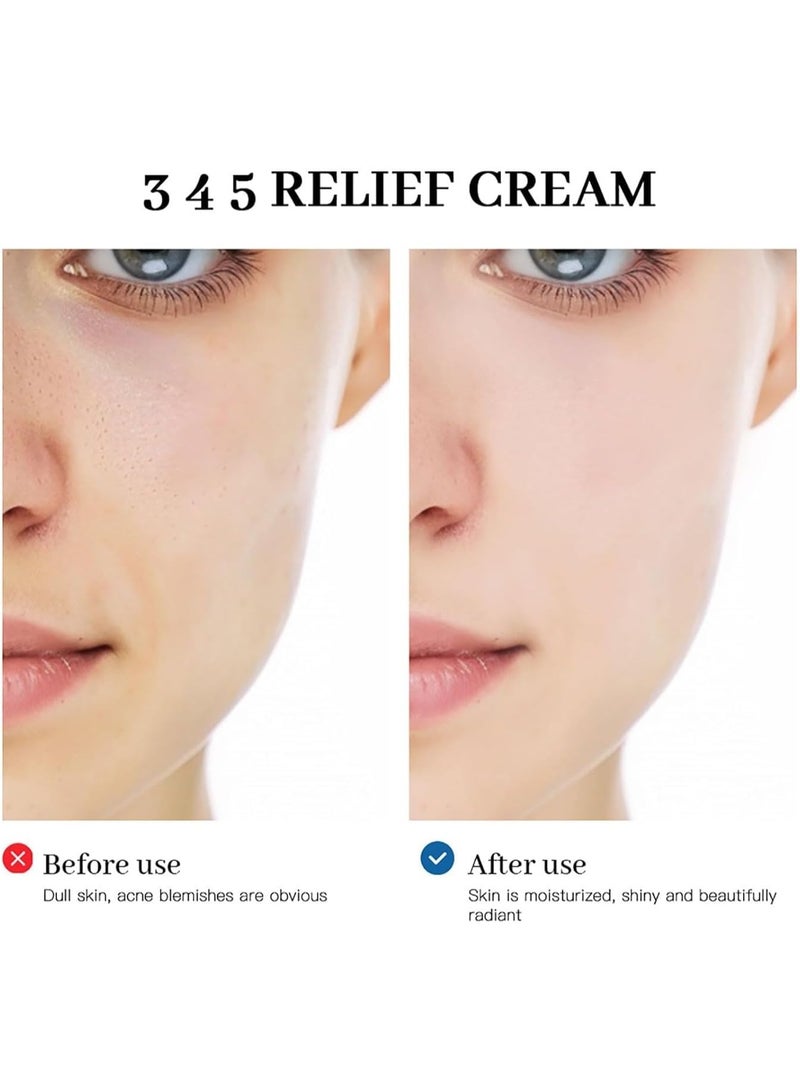 Excefore Excefore 345 Relief Cream – Daily Moisturizer for Sensitive & Acne-Prone Skin – Hydrating, Barrier Repair, Gentle Formula – 50ml  - Image 5