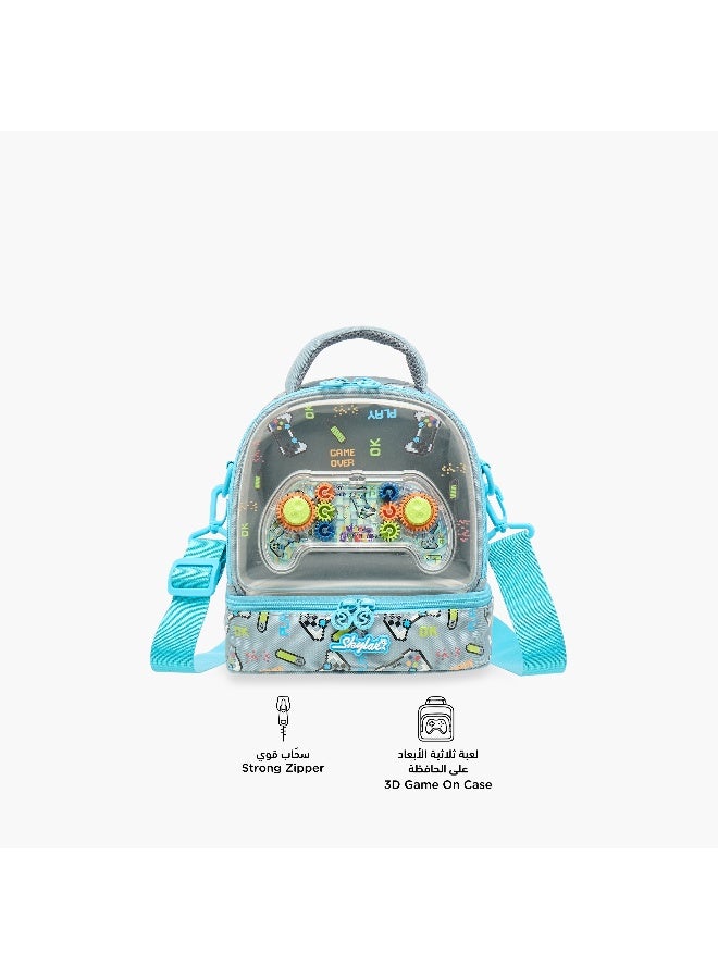Skylar Gamer Print Lunch Bag for Kids - Image 4