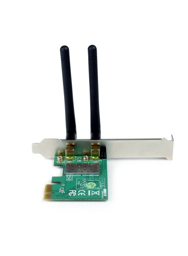 StarTech .com PCI Express Wireless N Adapter - 300 Mbps PCIe 802.11 b/g/n Network Adapter Card, 2T2R 2.2 dBi - PCIe Wireless Desktop Card - Image 2