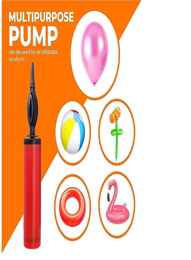RR Design Air Balloon Pump with Glue dot and Balloon Arch Strip for Foil Balloons and Inflatable Toys Party Accessory (Pump, Glue Dots, Balloon Arch Strip, Multicolour) - Image 5