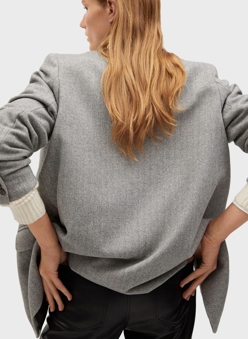 Pocket Detail Blazer