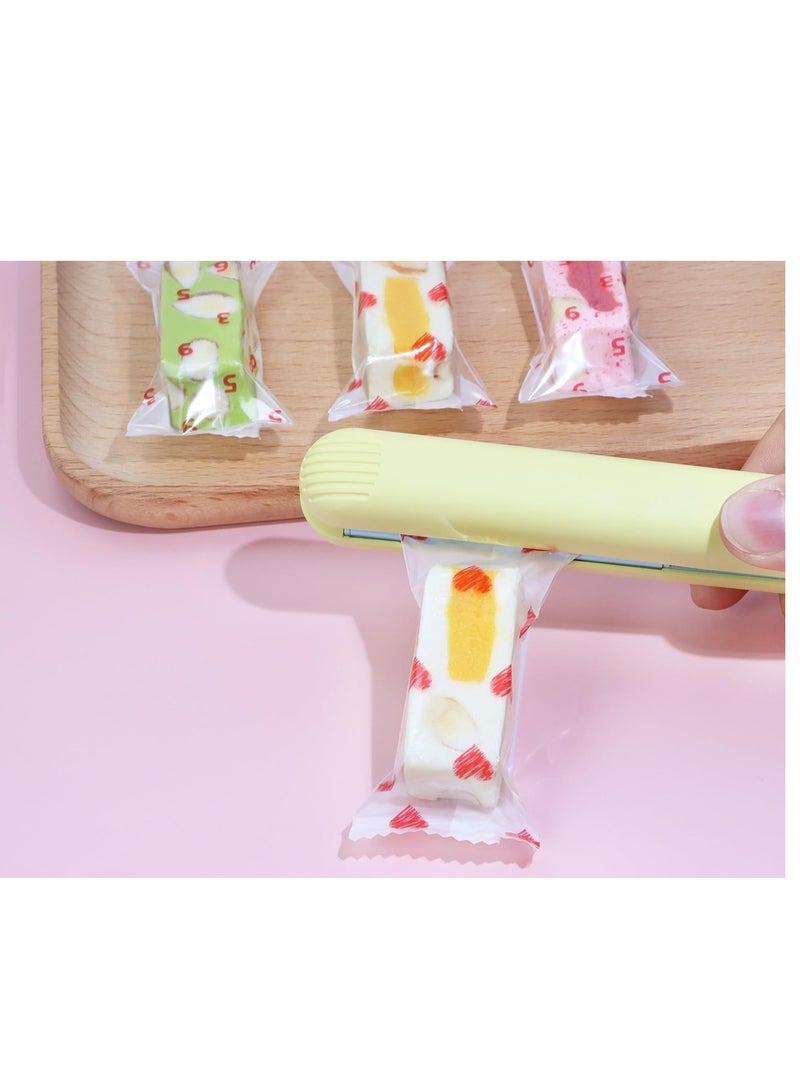 SYOSI Nougats Candy Bags 200Pcs Clear Plastic Caramels Gift Candy Wrappers Packing Bags Pouch for  Theme Party Candies Making - Image 3