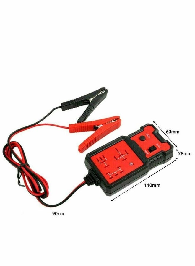 Loquat Automotive Relay Tester 12V Car Battery and Alternator Checker with Clips Electronic Analyzer Diagnostic Tool - Image 5