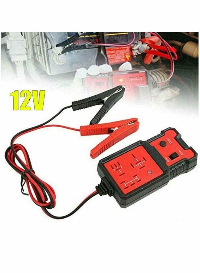 Loquat Automotive Relay Tester 12V Car Battery and Alternator Checker with Clips Electronic Analyzer Diagnostic Tool - Image 3