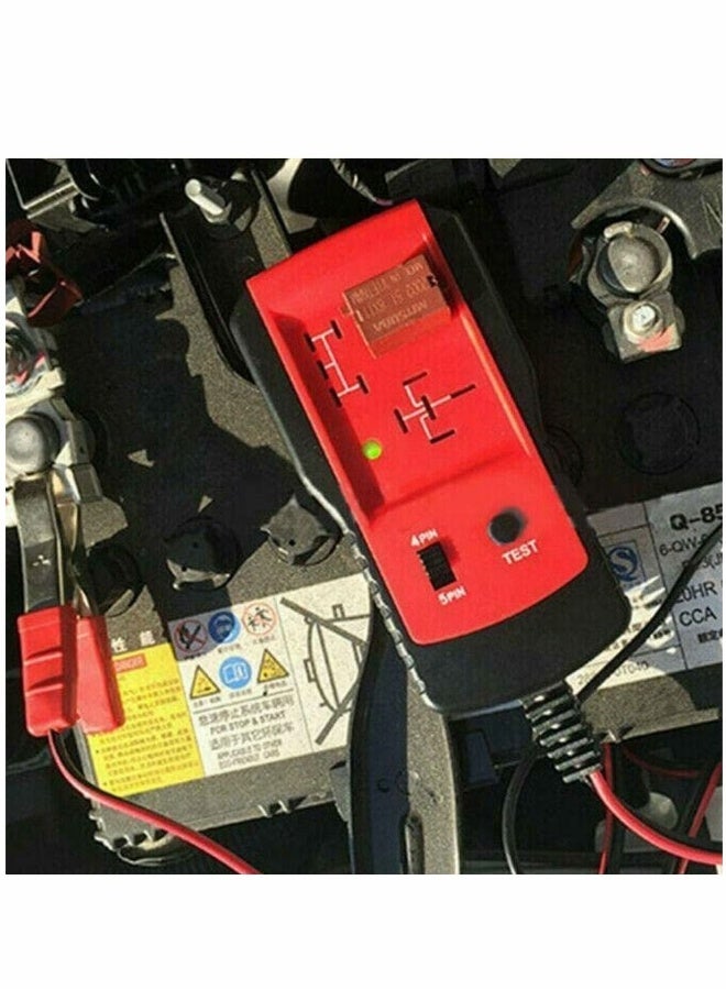 Loquat Automotive Relay Tester 12V Car Battery and Alternator Checker with Clips Electronic Analyzer Diagnostic Tool - Image 4