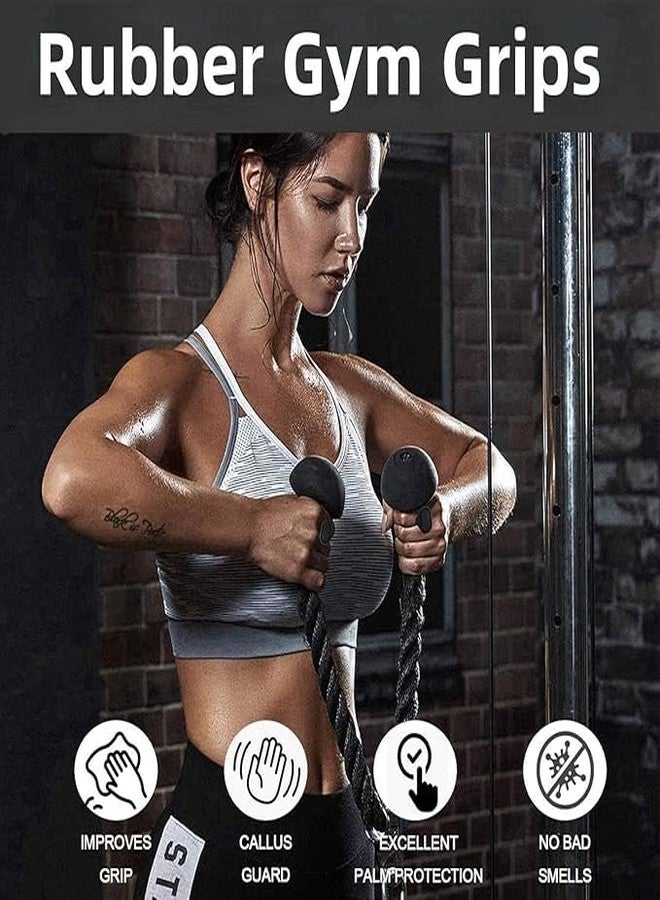 VIMNJULA® 1 Pairs Weight Lifting Grips with Storage Case, Non-Skid Rubber Grip Pads Improves Grip Strength & Palm Protection Finger Grip Strengtheners Pull-up Grip Strength Aids - Image 3