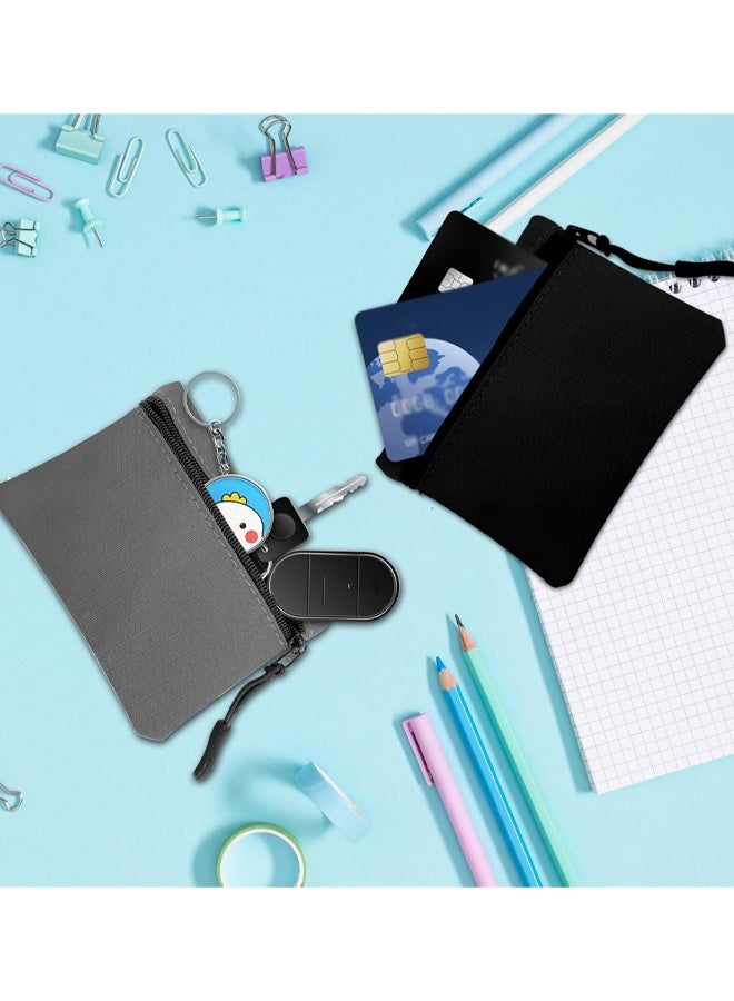 2 PCS Oxford Cloth Coin Purse, Zipper Small Portable Mini Pouch For Women Men Girls Boys - Image 4