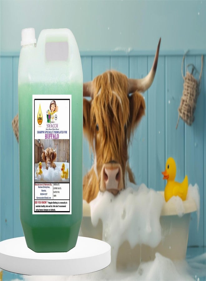 Swacch Shampoo Specially Formulated for Buffalo (5 Litre) Neem Alovera - Image 1