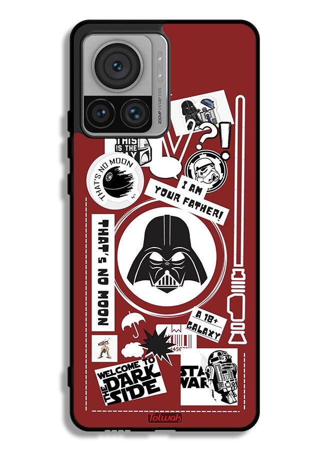 Tolwak Motorola Edge 30 Ultra Protective Case Cover Welcome To The Dark Side Sticker - Image 1