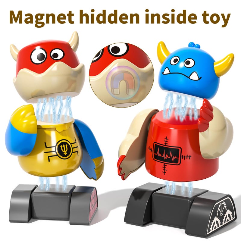 BLmukce Magnetic Robot Toy for Kids 3-5, 35 PCS STEM Educational Playset with Storage Box, DIY Stacking Monster Robots, Toddler Creative Alien Toys Gift for Boys Girls (Christmas Birthday) - Image 2