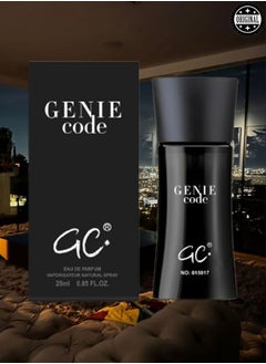Genie Collection 3 Pieces Genie Code Perfume Number 015817 25ml EDP  - Image 2
