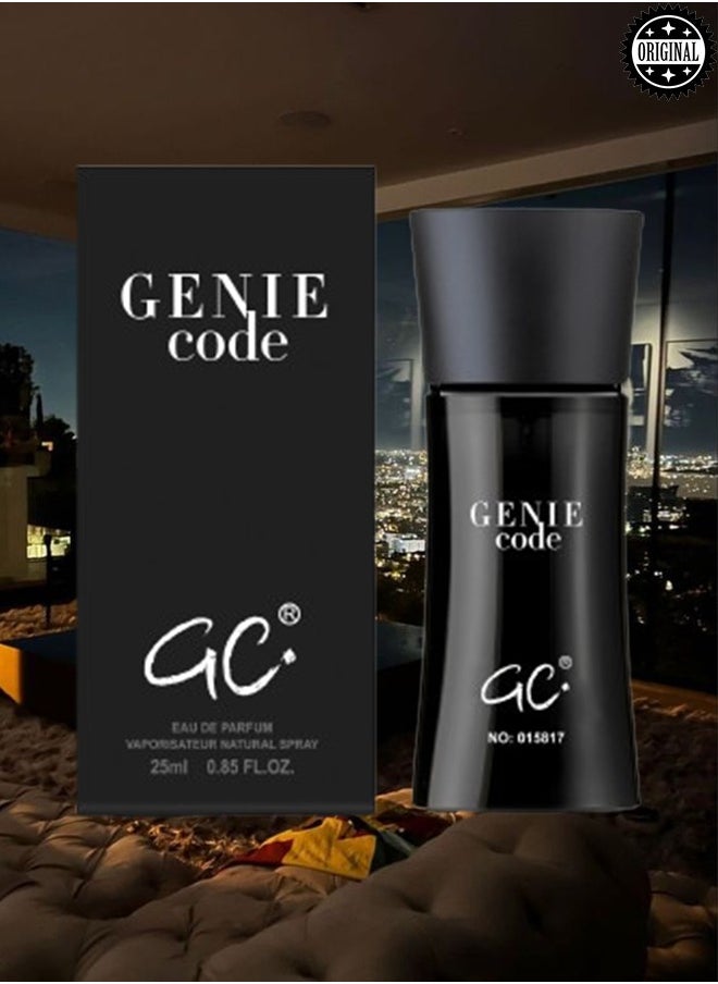 Genie Collection - 3 Pieces Genie Code Perfume Number 015817 25ml EDP - Image 1