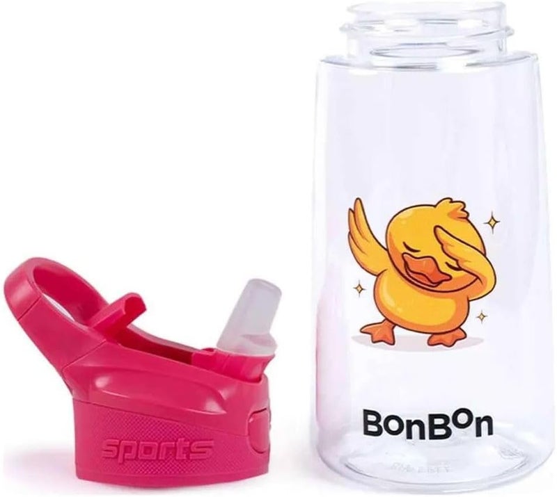 BonBon Elite Tritan Kids Water Bottle 450ml - Dabbing Chick - Image 2