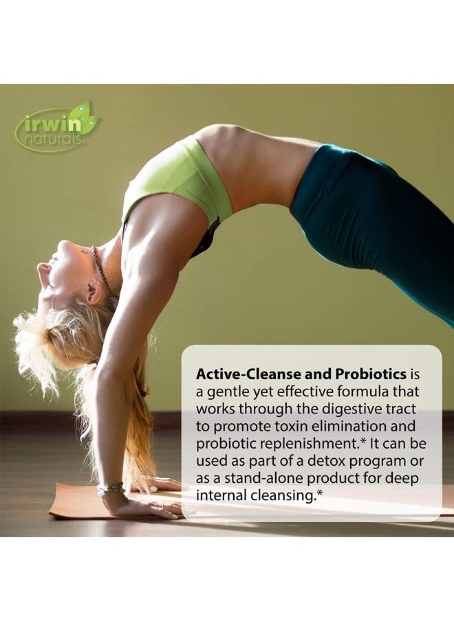 Irwin Naturals Aloe & Triphala Active Cleanse + Probiotics Natural Digestive Support - Gentle, Effective Detox + Elimination 2-Part Colon Care - Nourish + Balance - 60 Liquid Softgels  - Image 3