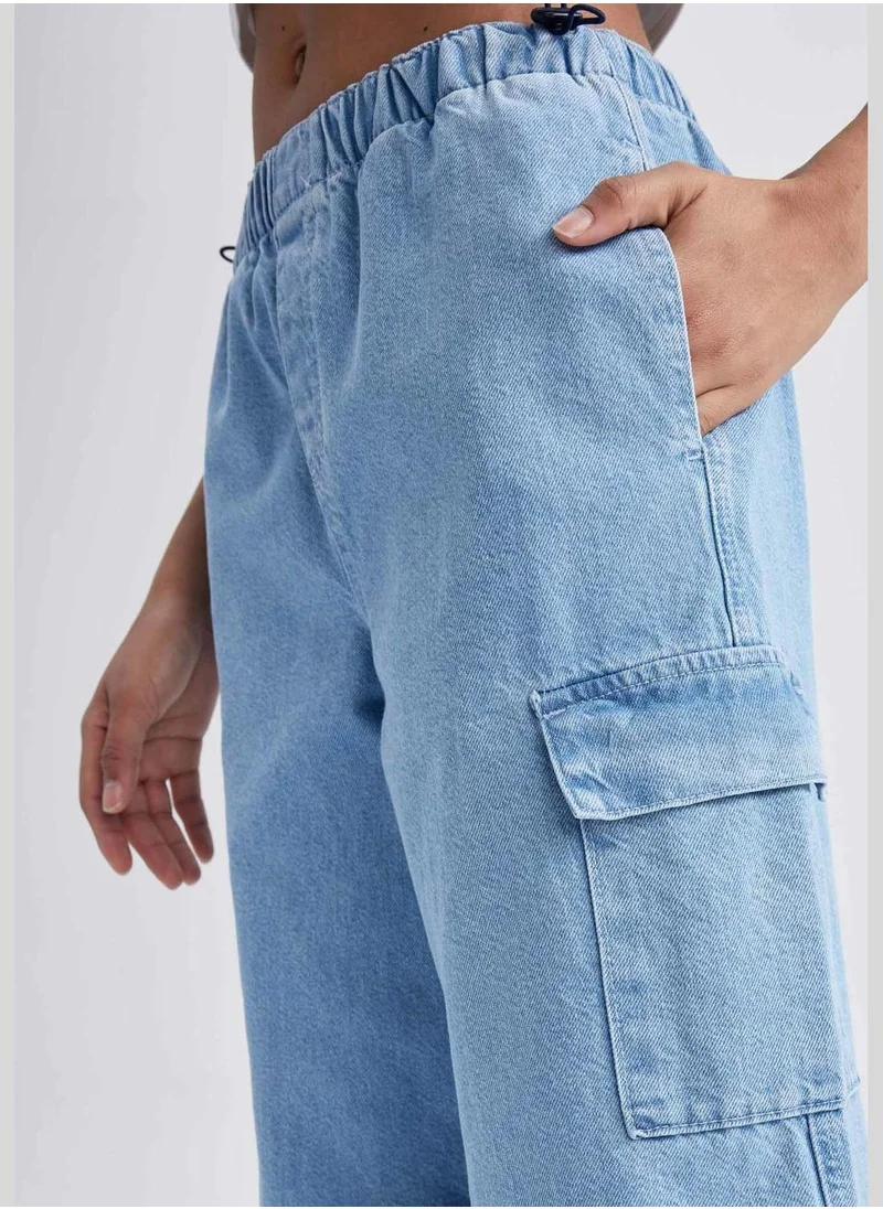 ديفاكتو Woman Parachute Denim Trousers