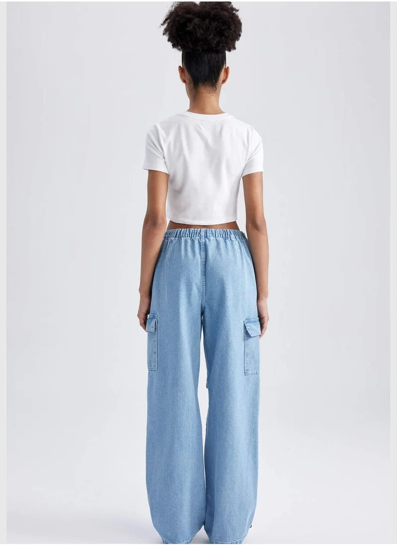 ديفاكتو Woman Parachute Denim Trousers