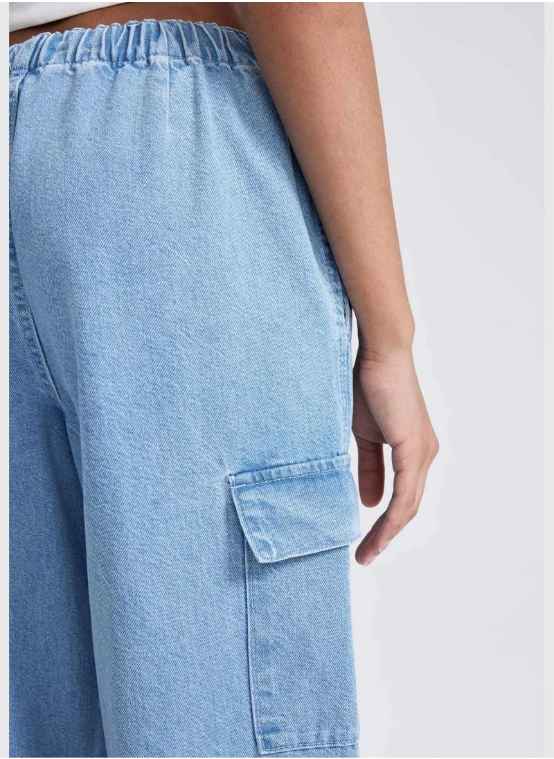 ديفاكتو Woman Parachute Denim Trousers