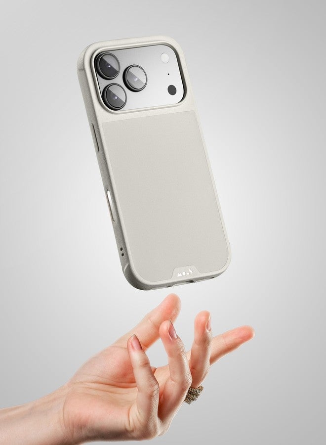 Mous for iPhone 17 Pro Max 6.9-inch Case, Compatible with MagSafe - Limitless - Protective iPhone 17 Pro Max Magnetic Cover - Shockproof, Full Camera Protection, Anti-Scratch Back, Stone - Image 5