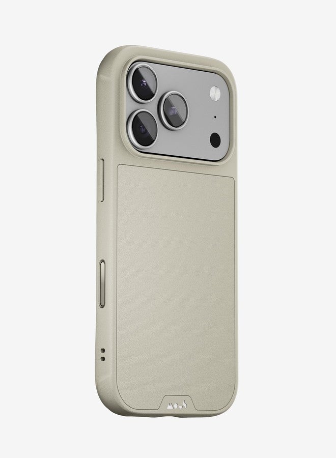 Mous for iPhone 17 Pro Max 6.9-inch Case, Compatible with MagSafe - Limitless - Protective iPhone 17 Pro Max Magnetic Cover - Shockproof, Full Camera Protection, Anti-Scratch Back, Stone - Image 1