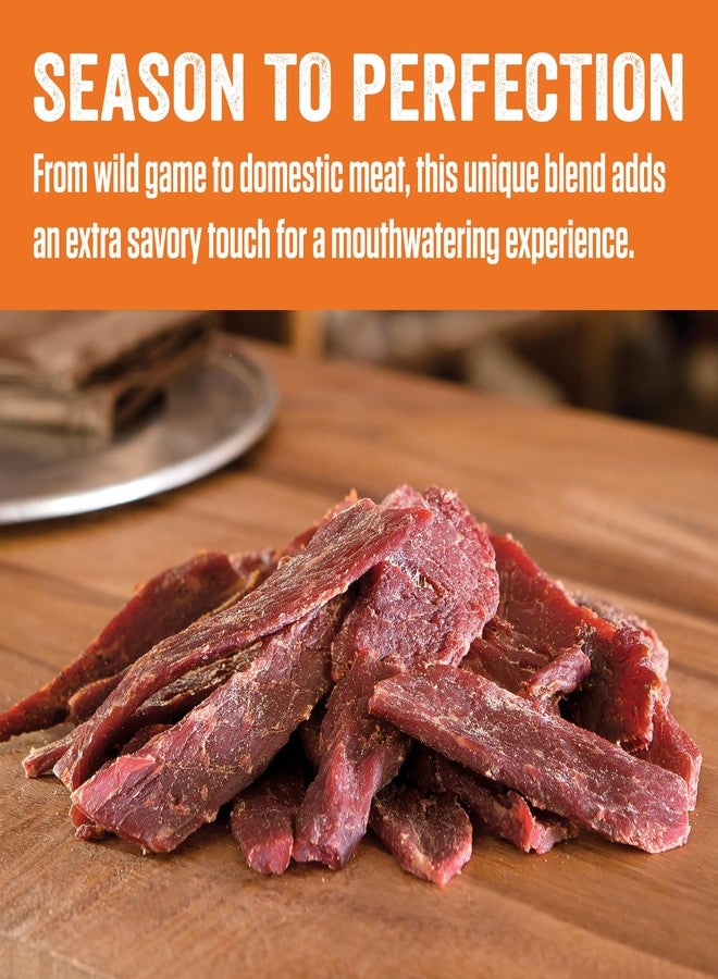 LEM Products Backwoods Reduced Sodium Original Jerky Seasoning, Ideal for Wild Game and Domestic Meat, Seasons Up to 25 Pounds of Meat, 18.3 Ounce Packet with Pre-Measured Cure Packet Included - Image 4