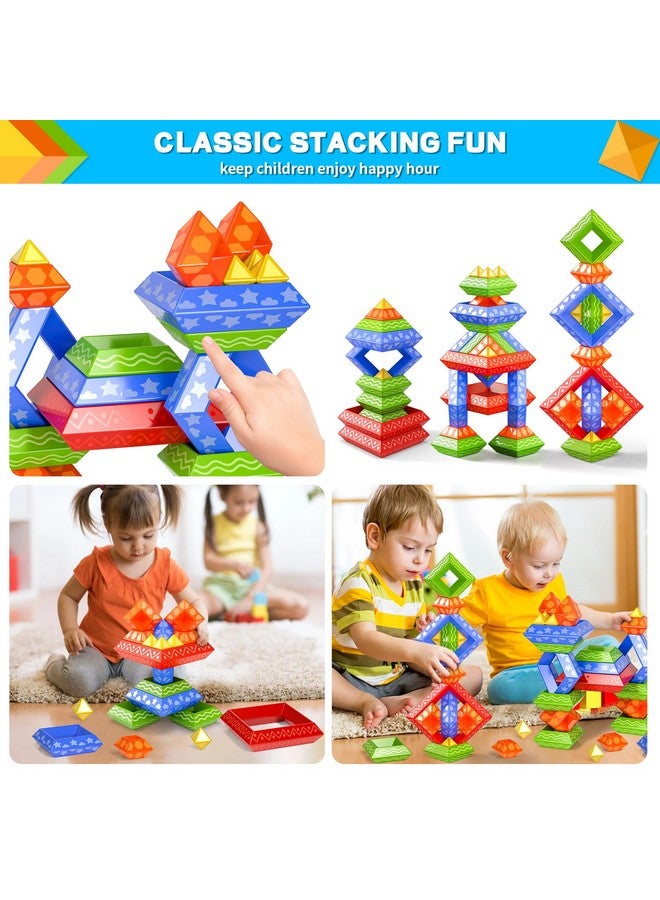 Doloowee 30 Pcs Montessori Toys Stacking Toys Building Blocks Leraning Toys for Toddlers 1-3 3-5 Girls Boys Gift Christmas Stocking Stuffers Preschool Educational - Image 4