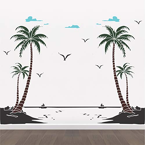 StickMe 'Morning Breez Sea View Wall Sticker ' -SM424 (Multi Colour, Vinyl - 150cm X 120 cm) - Image 4