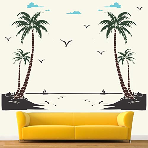 StickMe 'Morning Breez Sea View Wall Sticker ' -SM424 (Multi Colour, Vinyl - 150cm X 120 cm) - Image 3