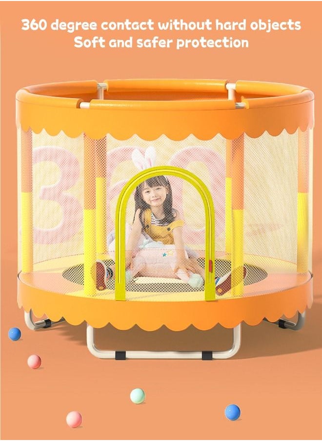Toddler Trampoline With Safety Gear Net