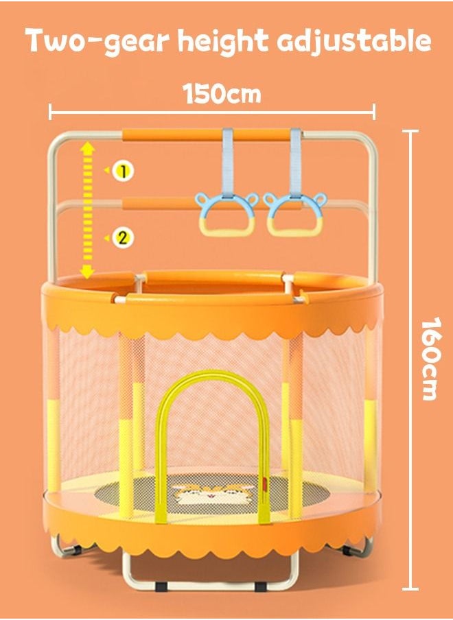 Toddler Trampoline With Safety Gear Net