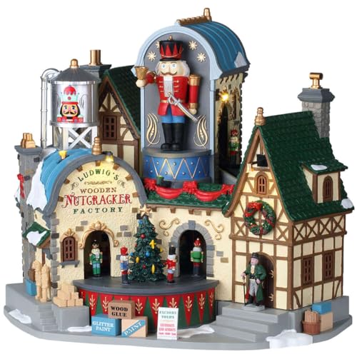 Lemax Holiday & Christmas Collection Ludwig's Wooden Nutcracker Factory - Image 3
