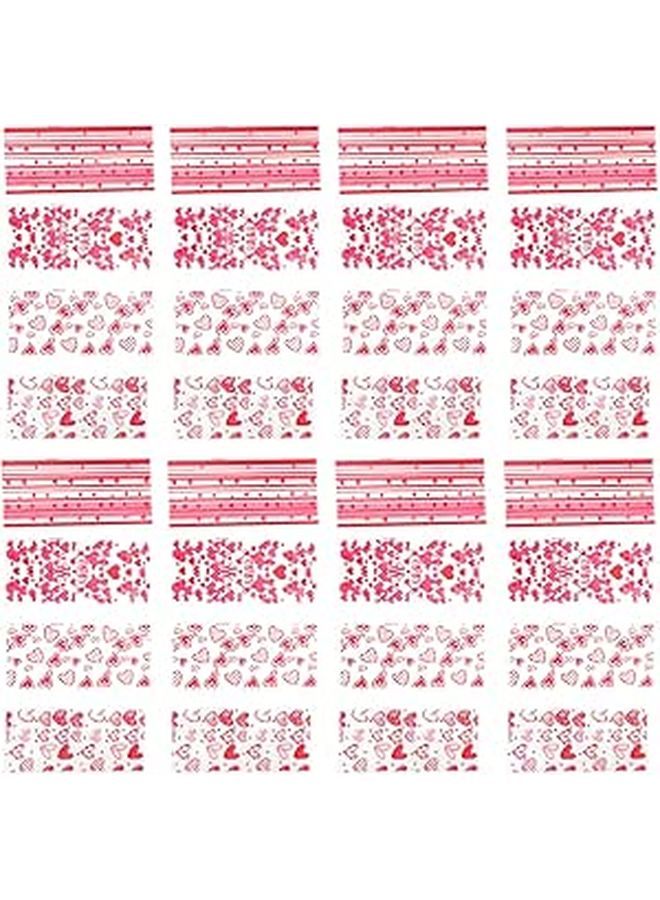 Valentines Day Candy Bags 100 Pack 2 2 Mil Cellophane Treat Pouches For Party Favors - Image 1
