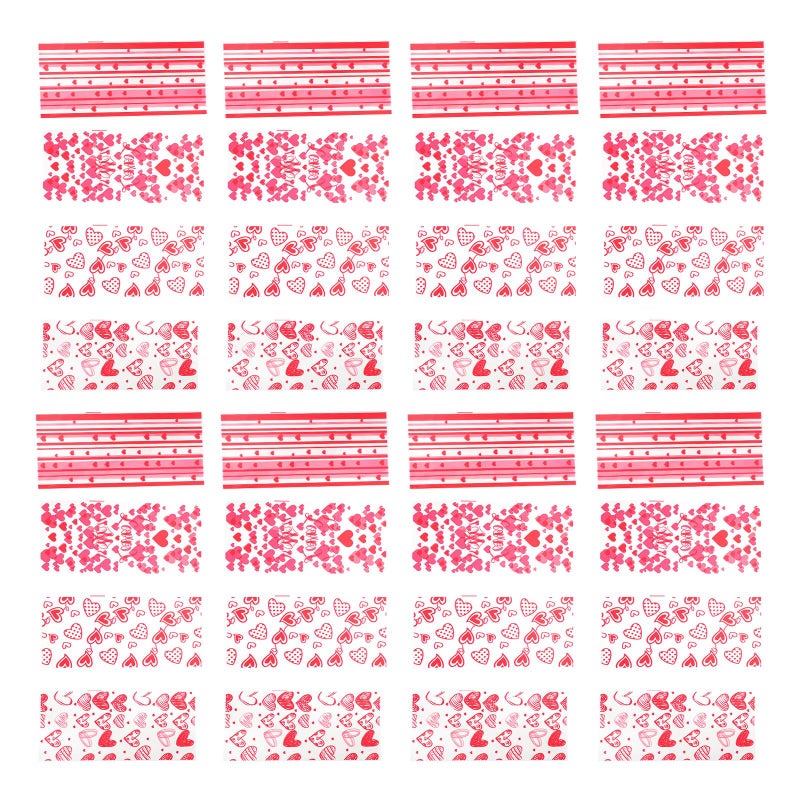 Valentines Day Candy Bags 100 Pack 2 2 Mil Cellophane Treat Pouches For Party Favors - Image 2
