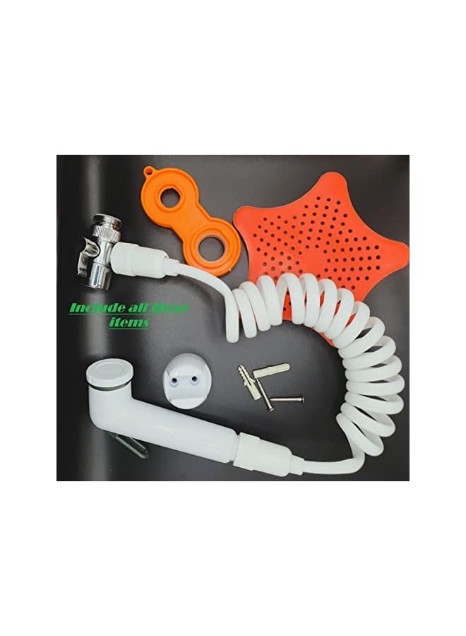 The Bros Portable Travel Shattaf with Faucet Adapter & Support Wrench - Image 3